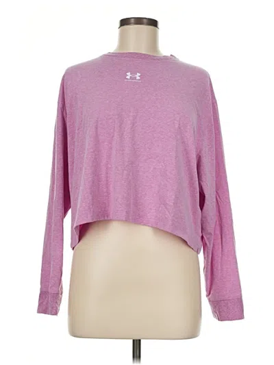 Pre-owned Under Armour Long Sleeve T-shirt In Pink