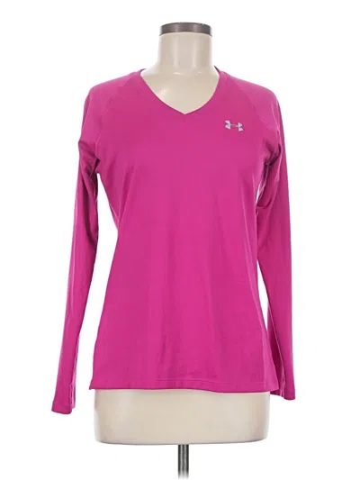 Pre-owned Under Armour Long Sleeve T-shirt In Pink