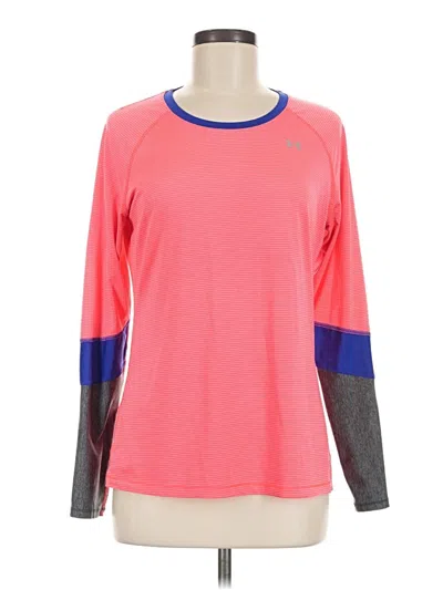 Pre-owned Under Armour Long Sleeve T-shirt In Pink