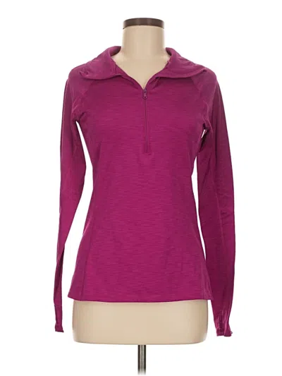 Pre-owned Under Armour Long Sleeve T-shirt In Purple