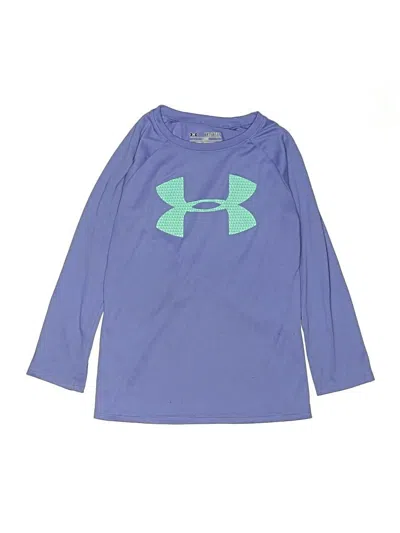 Pre-owned Under Armour Kids' Long Sleeve T-shirt In Purple