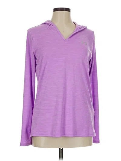Pre-owned Under Armour Long Sleeve T-shirt In Purple
