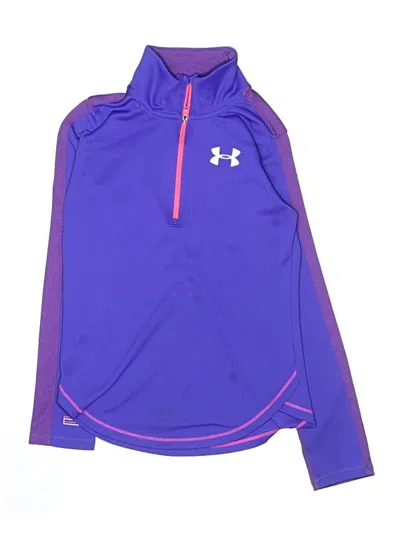 Pre-owned Under Armour Kids' Long Sleeve T-shirt In Purple