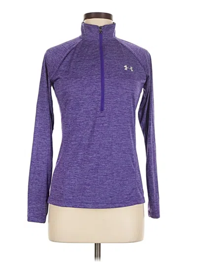Pre-owned Under Armour Long Sleeve T-shirt In Purple