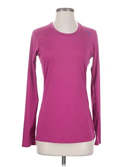 Pre-owned Under Armour Long Sleeve T-shirt In Purple