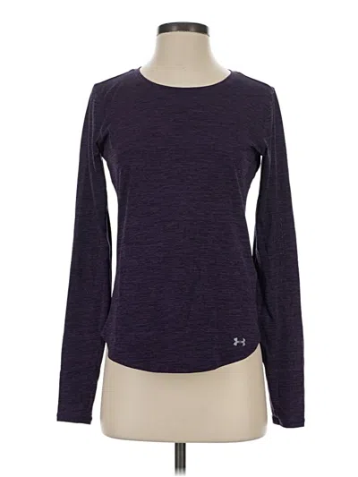 Pre-owned Under Armour Long Sleeve T-shirt In Purple