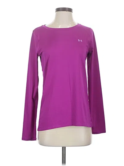 Pre-owned Under Armour Long Sleeve T-shirt In Purple
