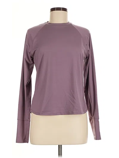 Pre-owned Under Armour Long Sleeve T-shirt In Purple