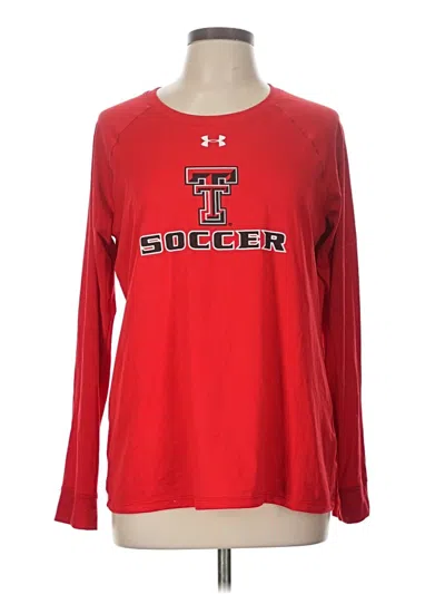 Pre-owned Under Armour Long Sleeve T-shirt In Red