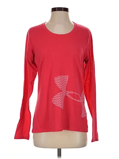 Pre-owned Under Armour Long Sleeve T-shirt In Red