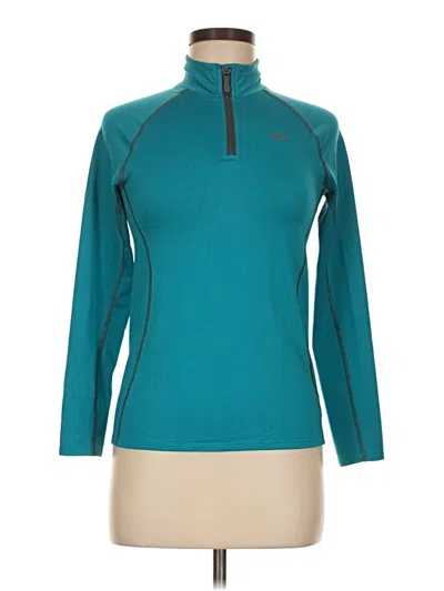 Pre-owned Under Armour Long Sleeve T-shirt In Teal