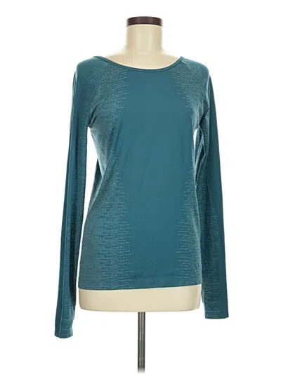 Pre-owned Under Armour Long Sleeve T-shirt In Teal