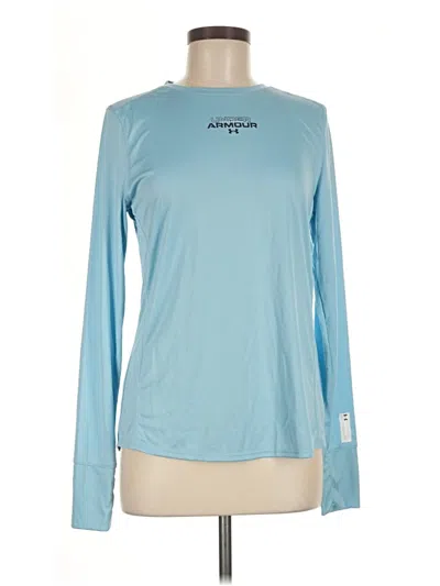 Pre-owned Under Armour Long Sleeve T-shirt In Teal