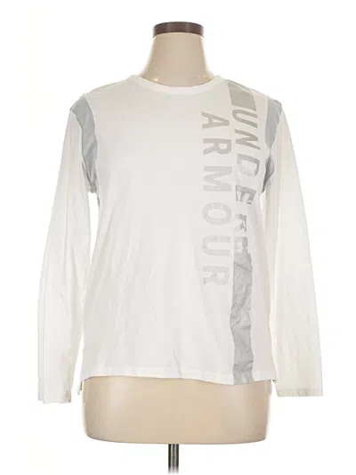 Pre-owned Under Armour Long Sleeve T-shirt In White