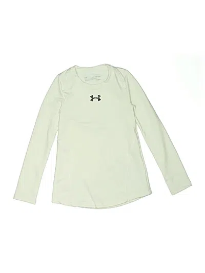 Pre-owned Under Armour Kids' Long Sleeve T-shirt In White