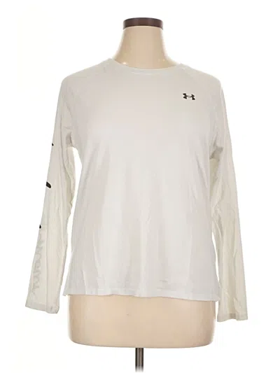 Pre-owned Under Armour Long Sleeve T-shirt In White