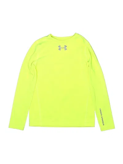 Pre-owned Under Armour Kids' Long Sleeve T-shirt In Yellow