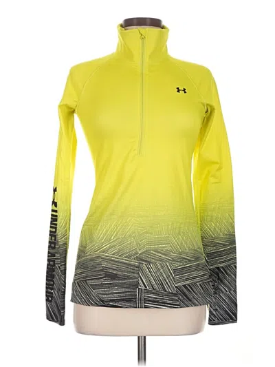 Pre-owned Under Armour Long Sleeve T-shirt In Yellow