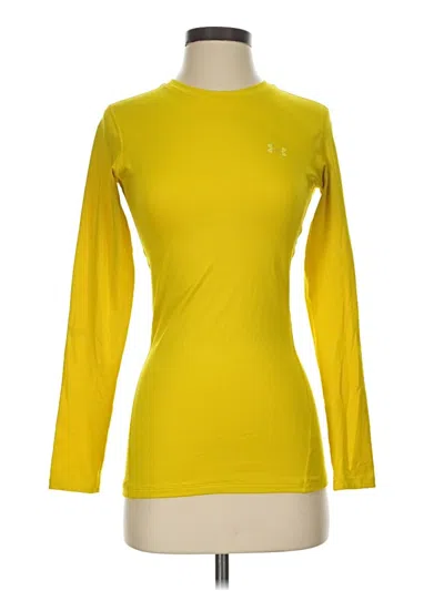 Pre-owned Under Armour Long Sleeve T-shirt In Yellow