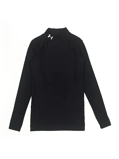 Pre-owned Under Armour Kids' Long Sleeve Turtleneck In Black