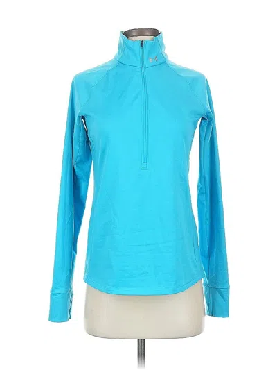 Pre-owned Under Armour Long Sleeve Turtleneck In Blue