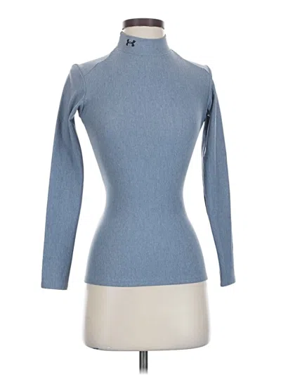 Pre-owned Under Armour Long Sleeve Turtleneck In Blue