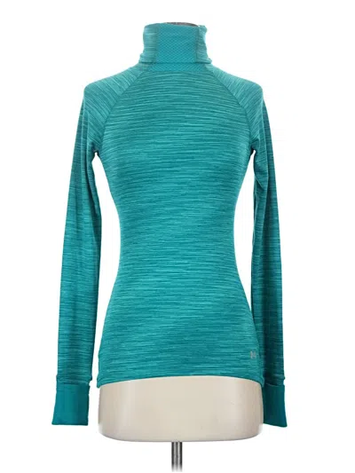 Pre-owned Under Armour Long Sleeve Turtleneck In Blue