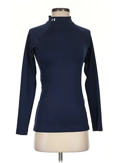 Pre-owned Under Armour Long Sleeve Turtleneck In Blue