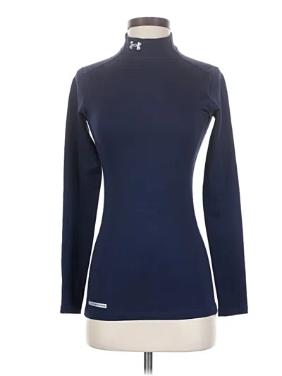 Pre-owned Under Armour Long Sleeve Turtleneck In Blue