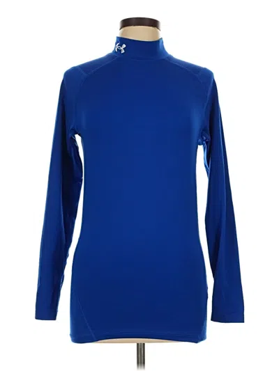 Pre-owned Under Armour Long Sleeve Turtleneck In Blue