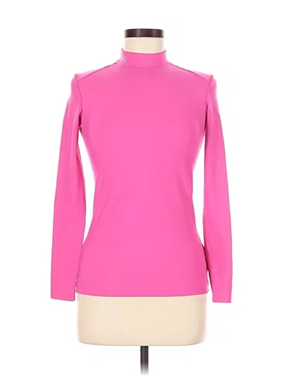 Pre-owned Under Armour Long Sleeve Turtleneck In Pink