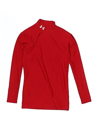 Pre-owned Under Armour Kids' Long Sleeve Turtleneck In Red