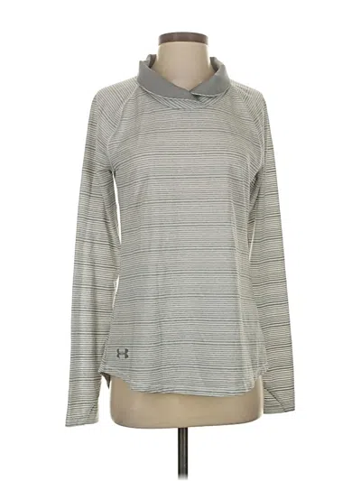 Pre-owned Under Armour Long Sleeve Turtleneck In Silver