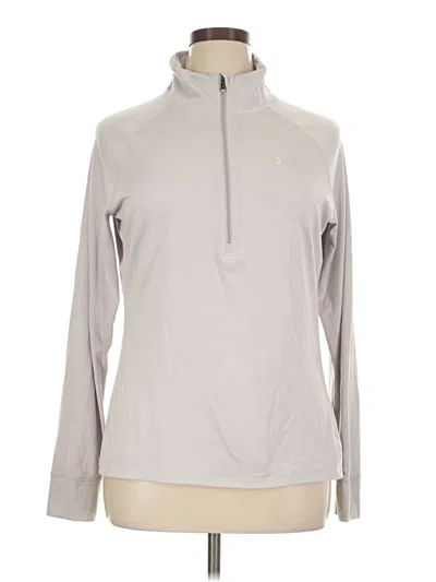 Pre-owned Under Armour Long Sleeve Turtleneck In Silver