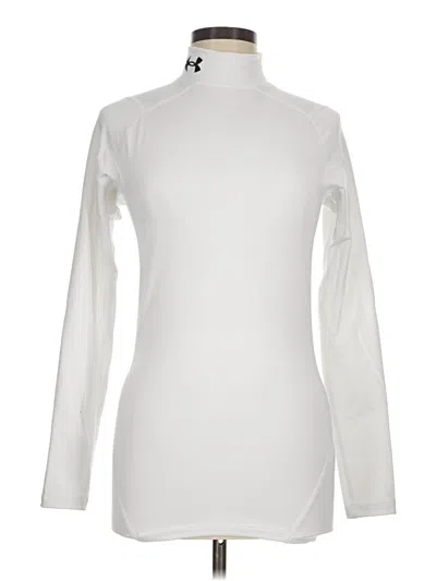 Pre-owned Under Armour Long Sleeve Turtleneck In White