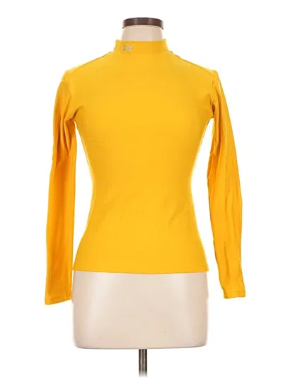 Pre-owned Under Armour Long Sleeve Turtleneck In Yellow