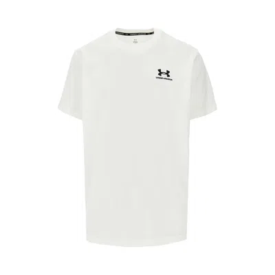 Under Armour Loose Fit T-shirt With Logo Embroidery In White