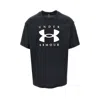 Under Armour Loose Fit T-shirt With Logo Print In Black