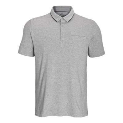 Under Armour Luxe Heather Polo Shirt 'grey' In Gray