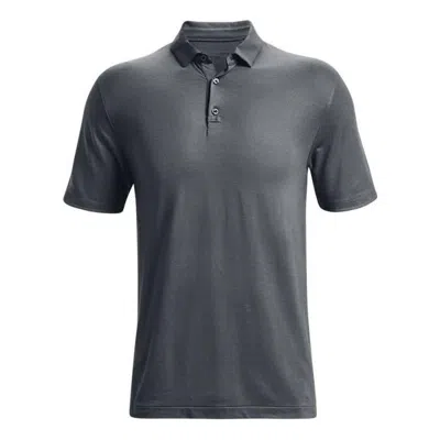 Under Armour Luxe Polo Shirts 'grey' In Gray