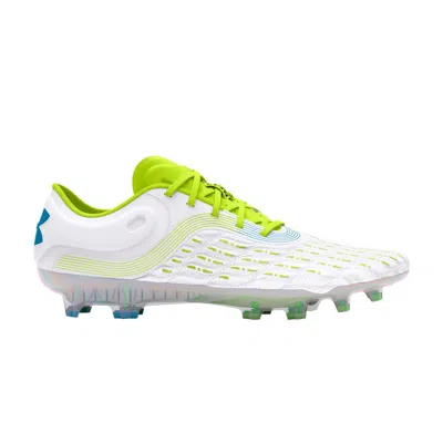 Pre-owned Under Armour Magnetico Elite 3 Fg 'white High Vis Yellow'
