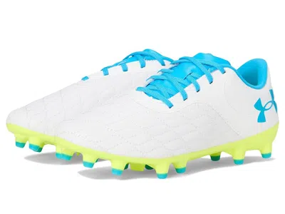 Under Armour Magnetico Select 3.0 Soccer Cleats (little Kid/big Kid) Boy's Shoes White/high-vis Yellow/capri : 4. In Multi