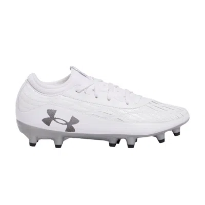 Pre-owned Under Armour Magnetico Select 4 Fg Jr 'white Black' | Kid's Size 1.5