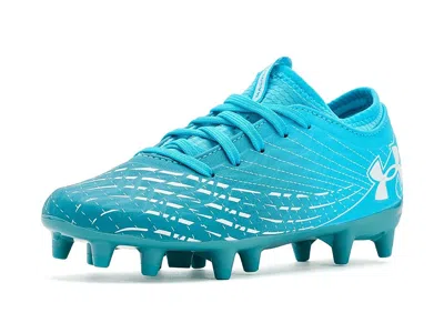 Under Armour Magnetico Select 5 Jr Soccer Cleats (little Kid/big Kid) Boy's Shoes Blue Blur/boundless Blue/white:
