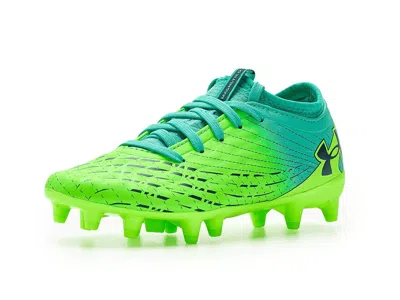 Under Armour Magnetico Select 5 Jr Soccer Cleats (little Kid/big Kid) Boy's Shoes Green Mode/hyper Green/academy  In Multi