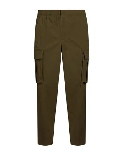 Under Armour Man Pants Military Green Size Xl Polyamide, Elastane