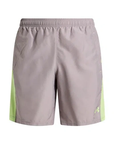 Under Armour Man Shorts & Bermuda Shorts Grey Size S Polyester In Gray