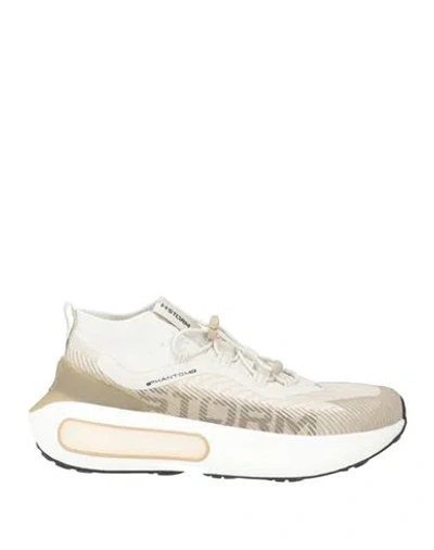 Under Armour Man Sneakers Beige Size 8.5 Textile Fibers In White