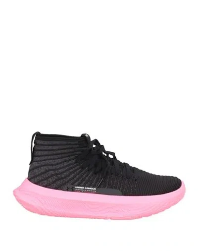 Under Armour Man Sneakers Black Size 9 Textile Fibers