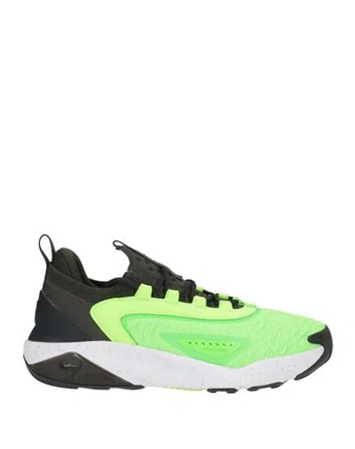 Under Armour Man Sneakers Lime Green Size 10.5 Textile Fibers